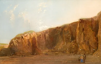 Montagne de Holyhead 1857 ; préparation de la grande explosion