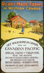 Affiche publicitaire pour « Fermes prêtes à l