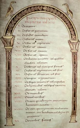 Manuscrit de la loi salique (vélin)