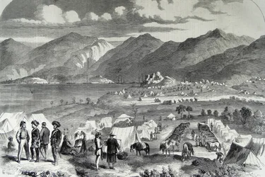 Camp de la cavalerie sikh à Cowloong