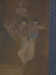 Cinq femmes en procession
