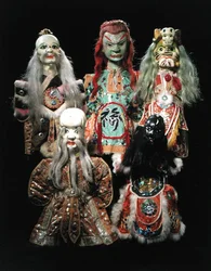 Marionnettes à gaine, de Chine
