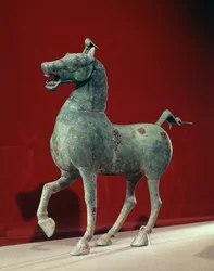 Cheval, de Wu-wei, dynastie Han orientale
