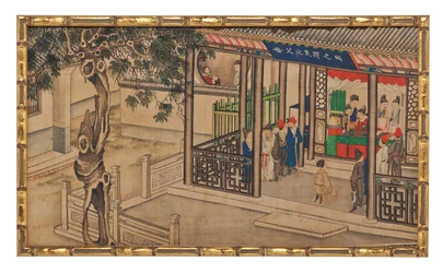 Une des vingt-quatre scènes du Rêve du pavillon rouge