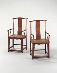 Paire de chaises officielles du sud Huanghuali, Nanguanmaoyi