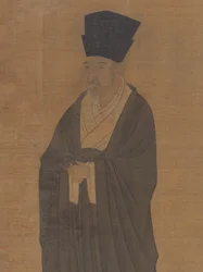 Portrait de Bi Shichang, de la série des Cinq Vieillards de Suiyang, avant 1056 (feuille d