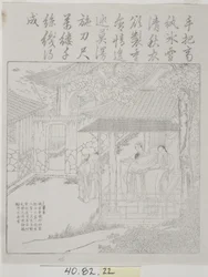 Ensemble de gravures sur bois, Culture de la soie