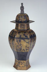 Vase et couvercle, dynastie Ming