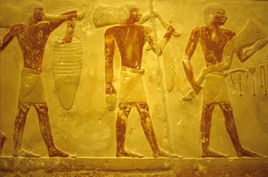 Égypte ancienne, peinture murale, Mastaba/Tombe d