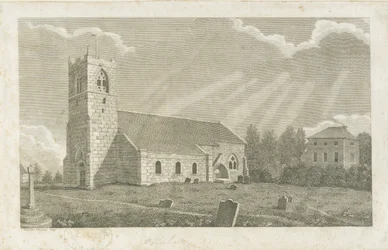 Église de Blymhill : gravure
