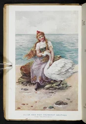 Elise et son plus jeune frère, de 