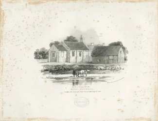 Chapelle de Hopwas : lithographie
