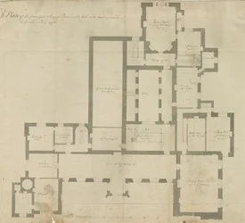 Intérieur de Beaudesert Hall et Parc