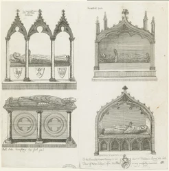 Cathédrale de Lichfield - Tombeaux