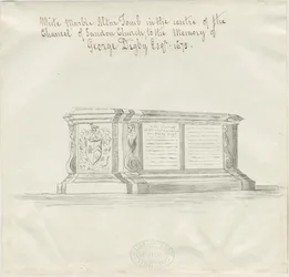 Église de Sandon - Tombe de George Digby