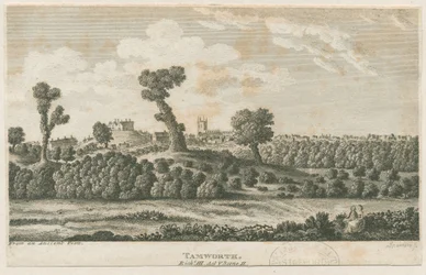 Château de Tamworth (gravure)