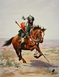 Tent Pegging, cavalerie indienne