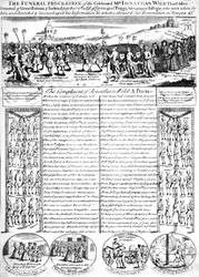 Le cortège funèbre de Jonathan Wild
