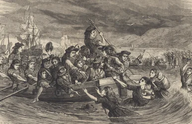 Les Oies Sauvages – Soldats jacobites irlandais quittant Limerick pour la France en 1691