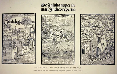 Le débarquement de Colomb sur Hispaniola, d