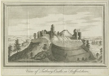 Château de Tutbury - Vue de l