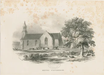 Église de Weeford (lithographie)