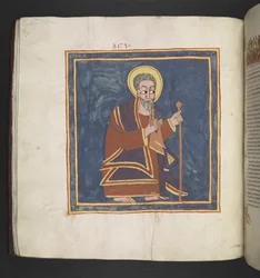 Aaron. Octateuque, Évangiles et œuvres ecclésiastiques. Manuscrit éthiopien. Fin du XVIIe siècle