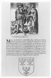 Ansegisel et sa femme Begga