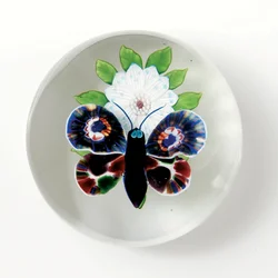 Poids papillon et fleur Baccarat, l