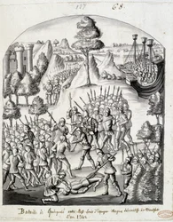 Bataille de Quimperlé entre Messire Louis d