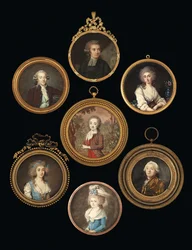 Groupe de miniatures par divers artistes