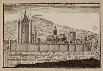 Le Temple à Paris bastiment ancien des templiers