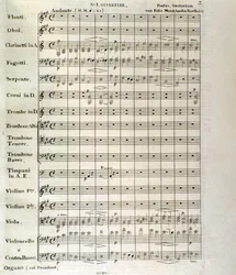 Première page de la partition de "Paulus", op. 36 de Felix Mendelssohn