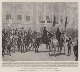 Célébration du millénaire de la Hongrie à Budapest