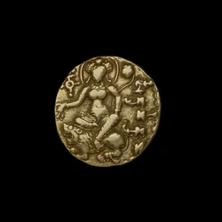 Pièce de monnaie Gupta, AD 375-415