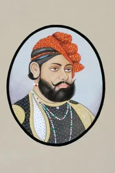 Miniature de Maharaja Jaswant Singh