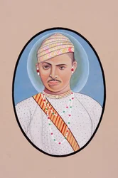 Peinture miniature de Maharao Umed Singh