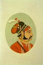 Portrait du Maharaja Jaisalmar Jaswant Singh, Inde