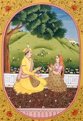 Image et peinture du calendrier annuel pour un mois hindou Baisakh, Inde