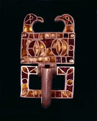 Fibule gothique. 6ème siècle après J.-C. Milan, Musée du Château