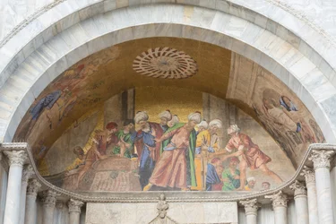 Mosaïque au-dessus de l