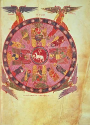 Ms. M. 644 f.87 Apocalypse 4:4 Adoration de l