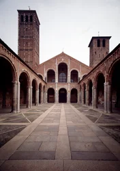 Vue de la façade de l