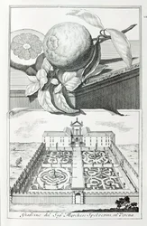 Villa du Marquis Spolverini de Vérone, de "Villas, Jardins et Paysages à Venise" par A. Volkamer