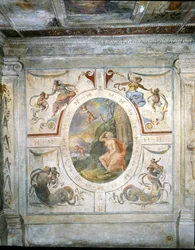 Mur dans la salle de bain de Cosimo I de