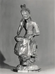Bodhisattva assis en posture méditative, c.645-794
