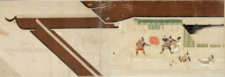 Récit illustré de la rébellion de Heiji (Visite impériale à Rokuhara)