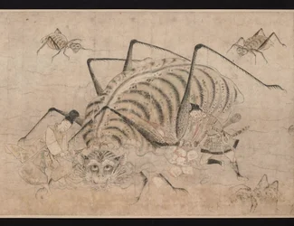 Yorimitsu tue Tsuchigumo (détail)