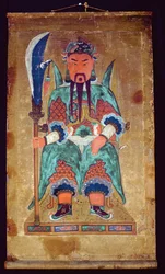 Gwanwoojanggun (pigment naturel sur papier)