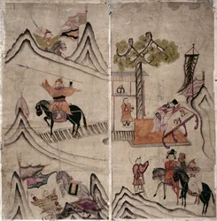 Deux panneaux d